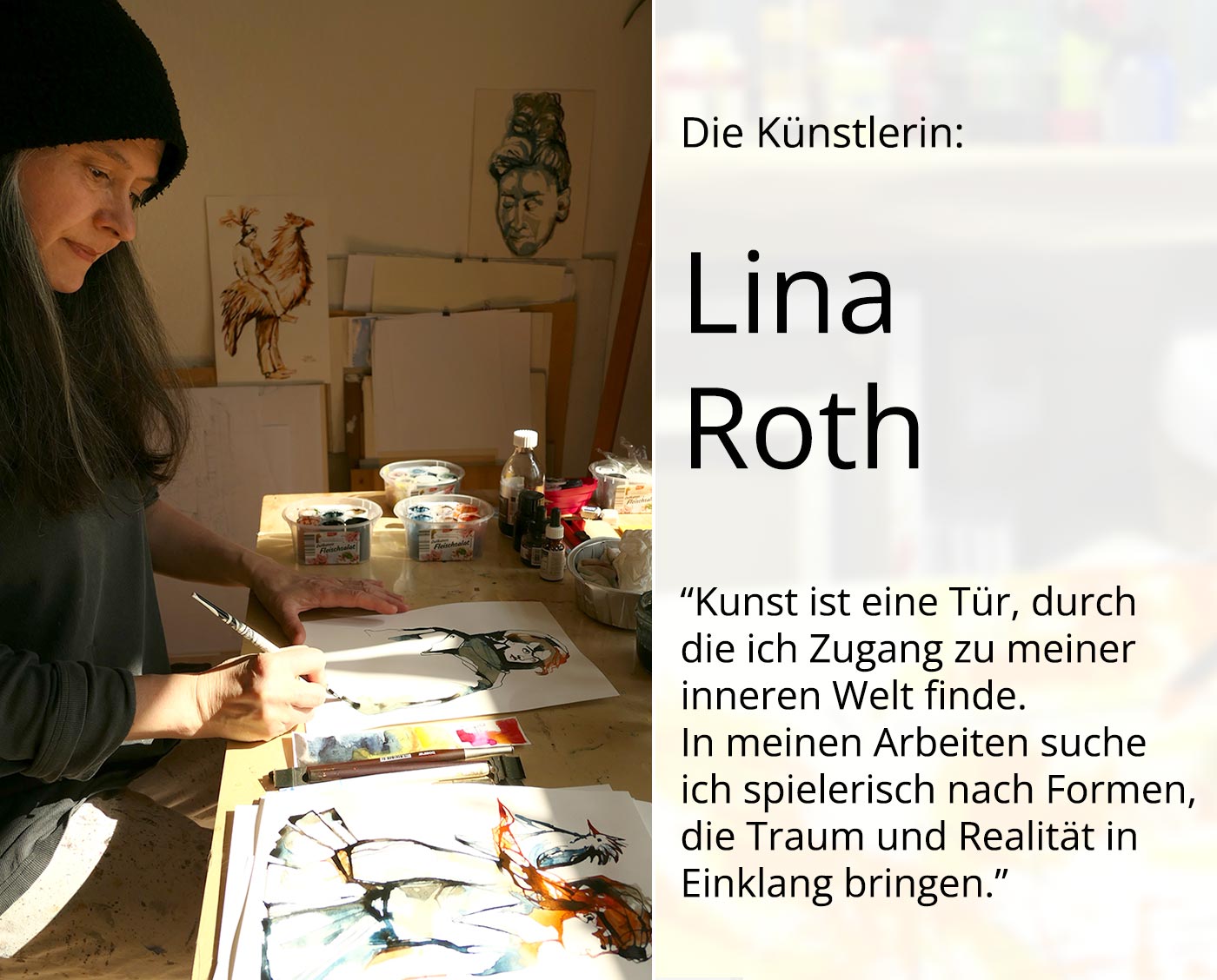 L.Roth: "Lichtblick III", Originalgemälde (Unikat)