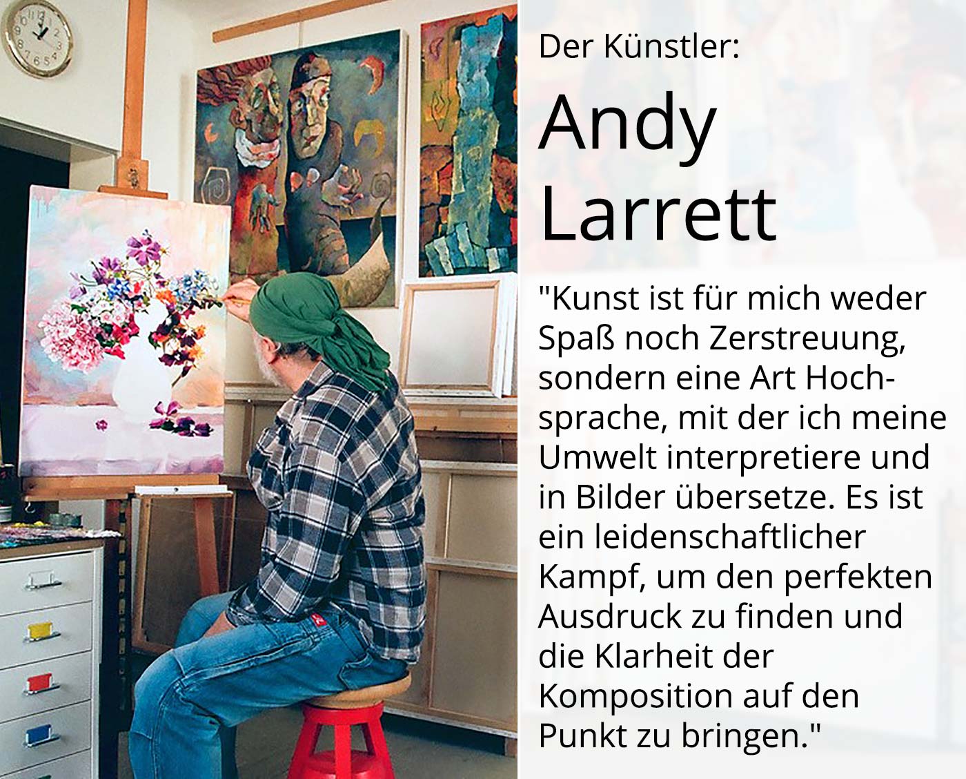 A. Larrett: "Frühlingshochwasser - 13", Pleinairmalerei in Öl, Original/Unikat