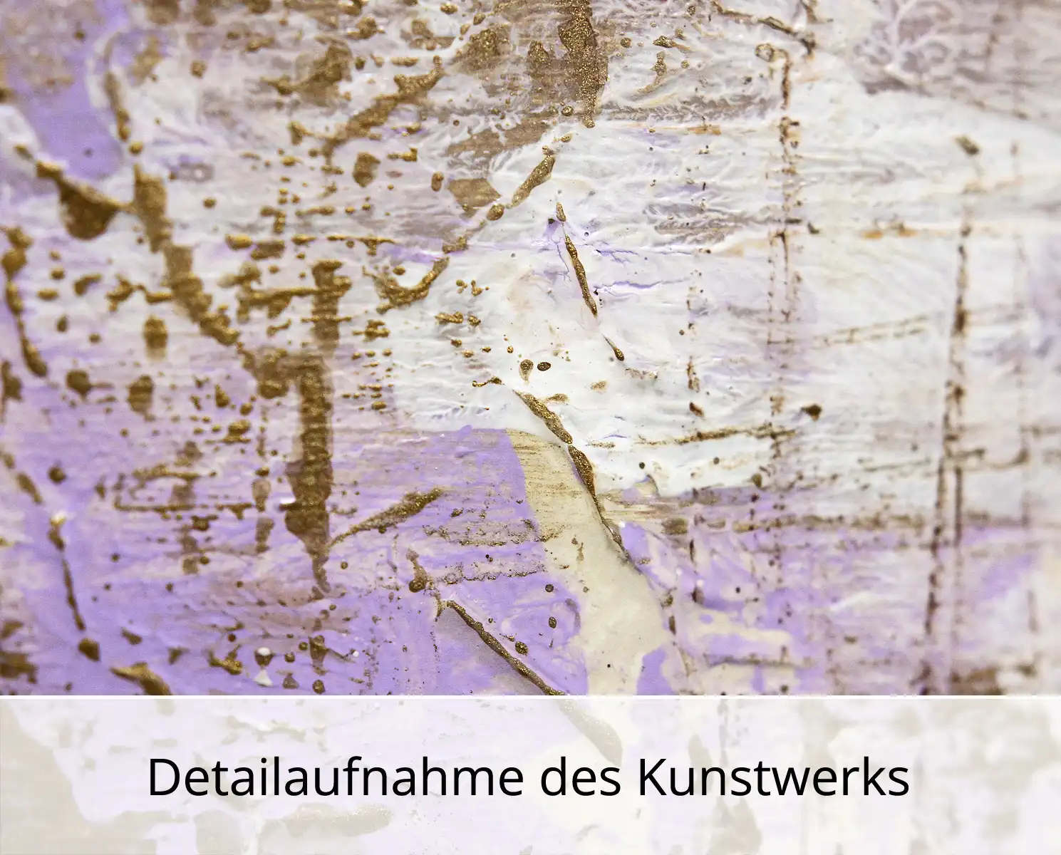 Abstrakte Malerei von Ewa Martens: "Melancholische Landschaft", Original/Unikat