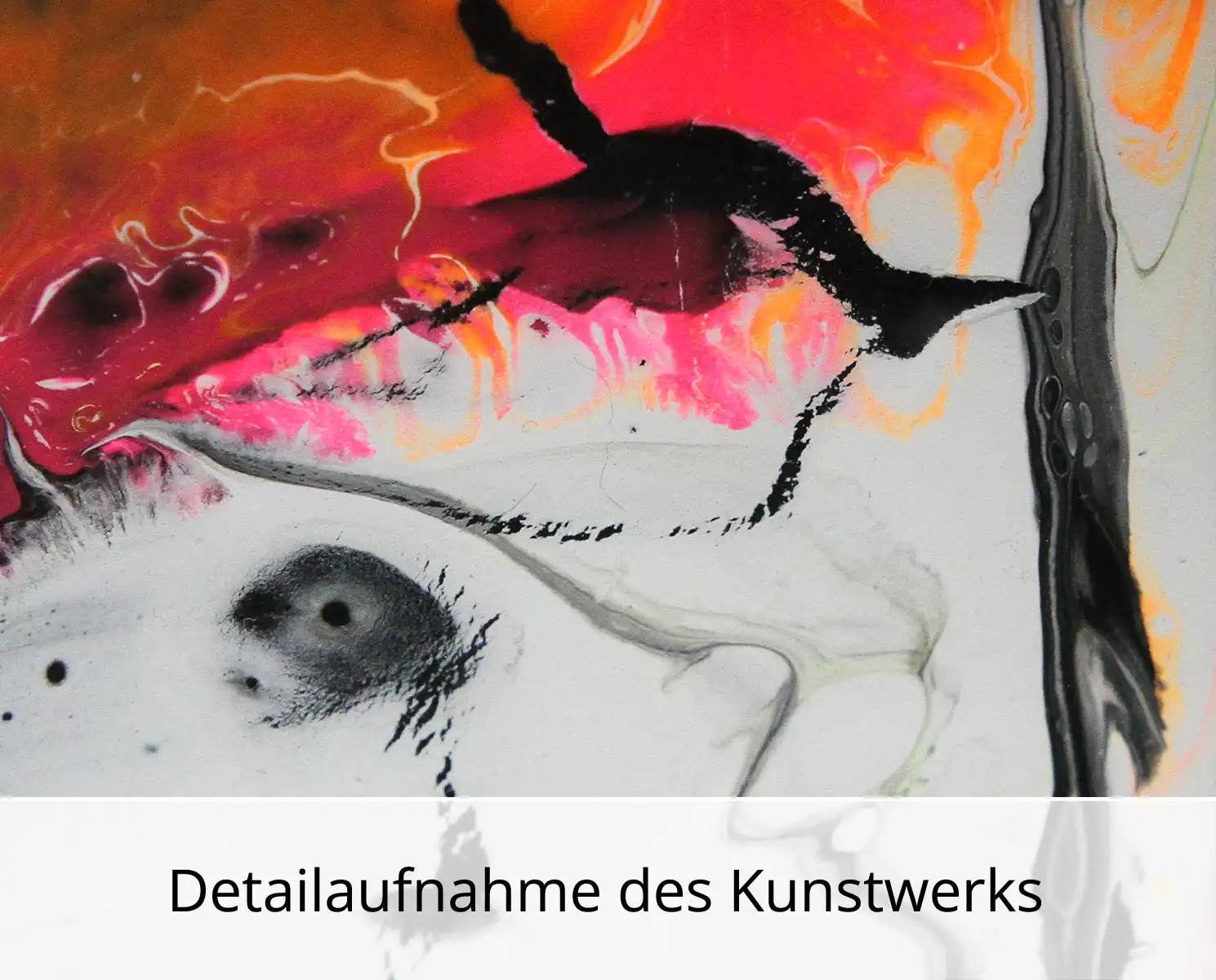 K. Sokoll: "Unikat 4 im Guido Maria Kretschmer Rahmen", Originalgemälde (Unikat)