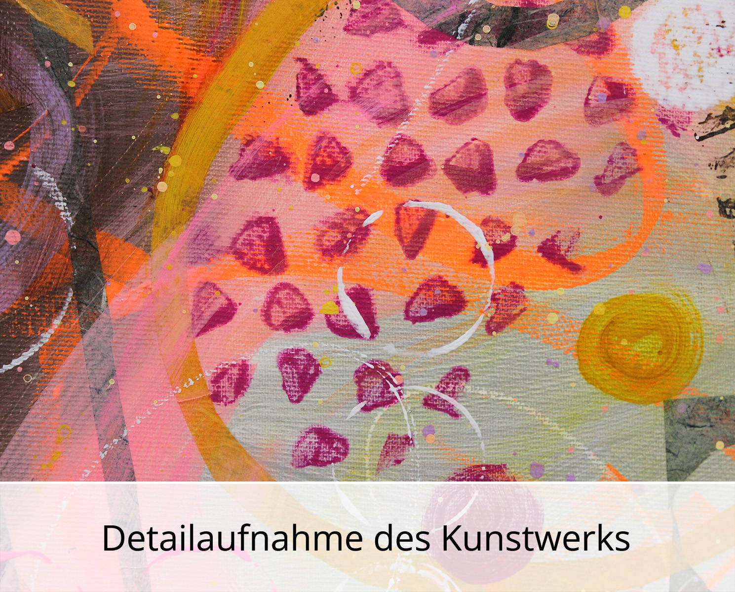 Abstrakte Malerei von Ewa Martens: Suche nach dem Glück V, Original/Unikat