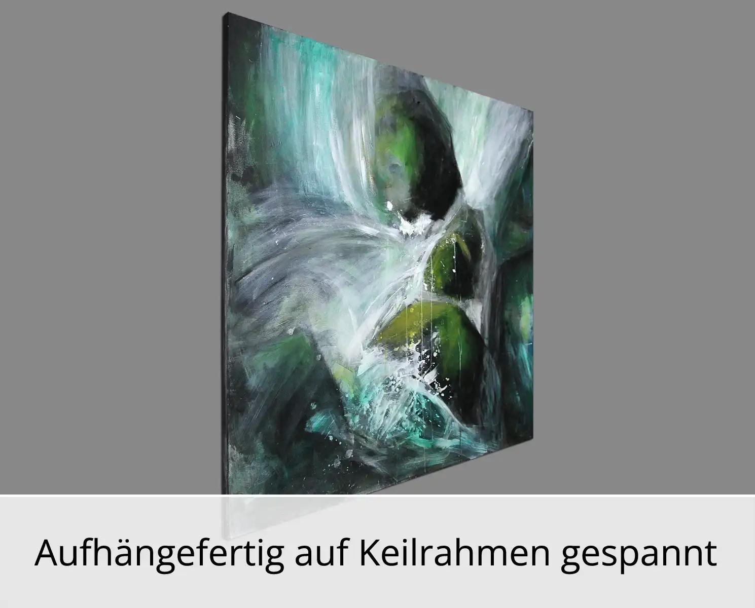 Acrylgemälde: "Wildwasser III", Original/Unikat, L. Wünsche
