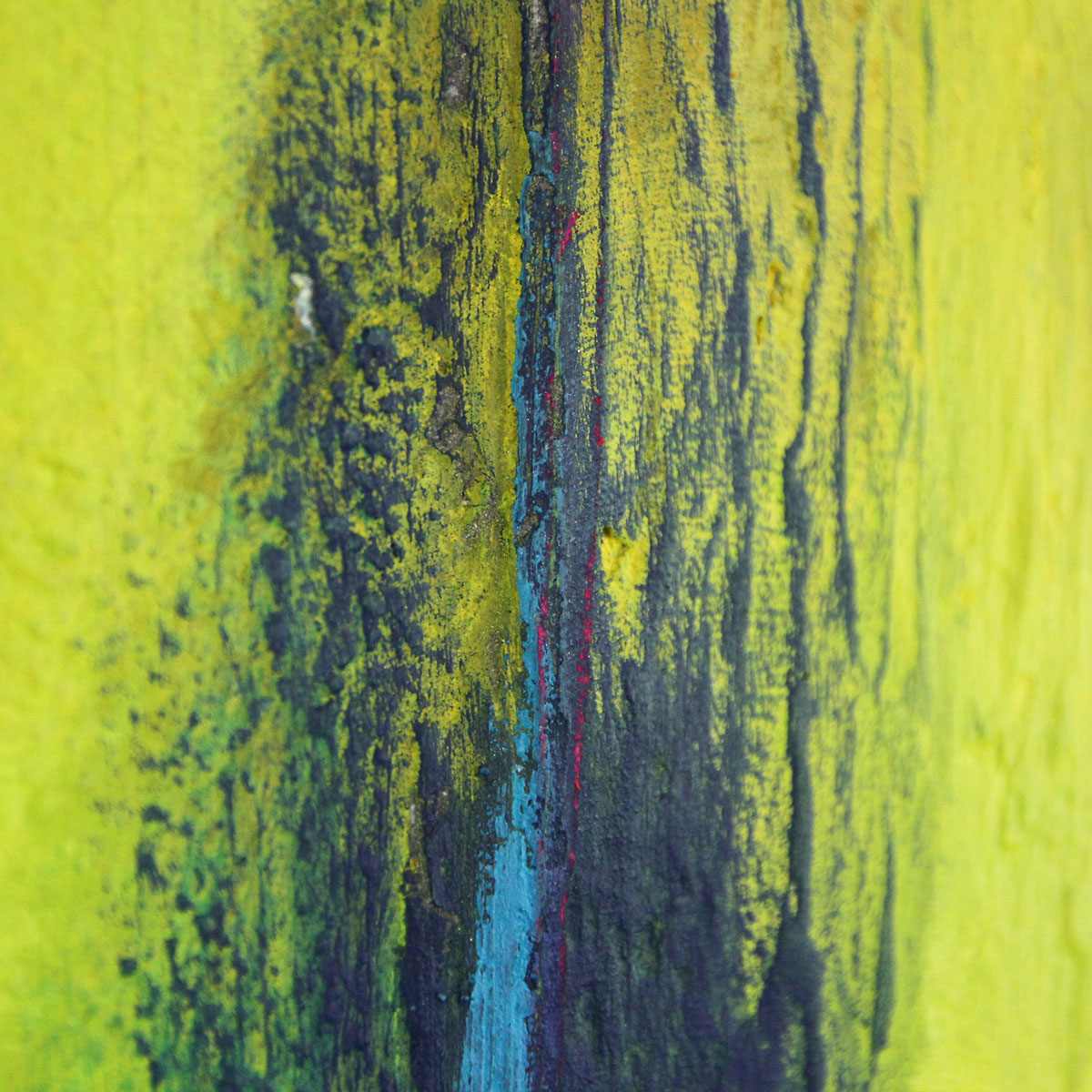 Abstrakte Acrylmalerei, M.Rick: "Frühlingsblüten II" (A)