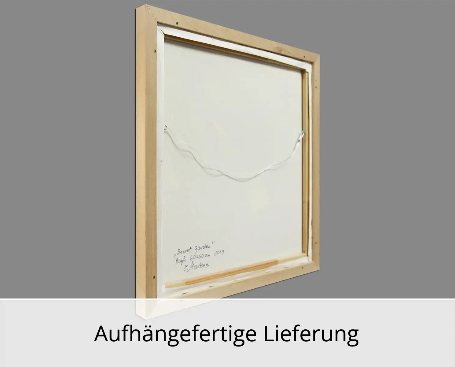 Abstrakte Malerei von Ewa Martens: "Geheimer Garten", Original/Unikat