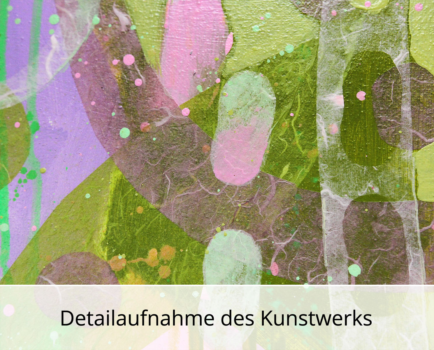 Abstrakte Malerei von Ewa Martens: "Himmlische Melodie IX", Original/Unikat