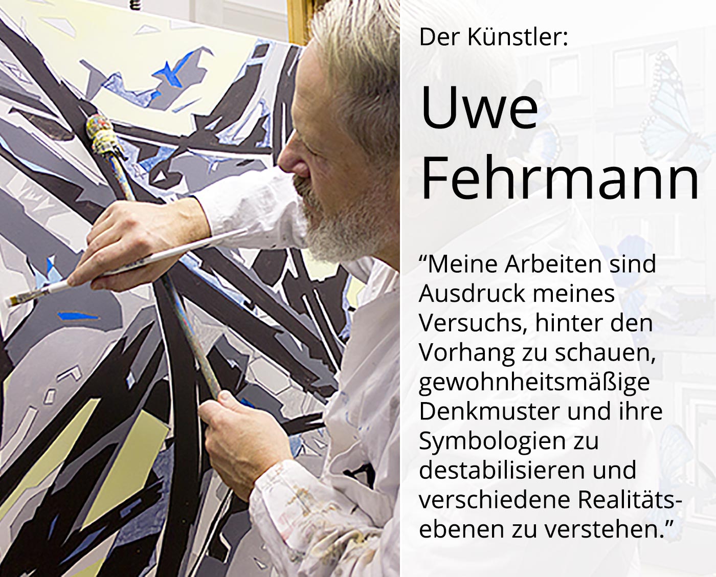 Sonderedition, Monatsgemälde als Kunstdruck v. Uwe Fehrmann: "Origami"